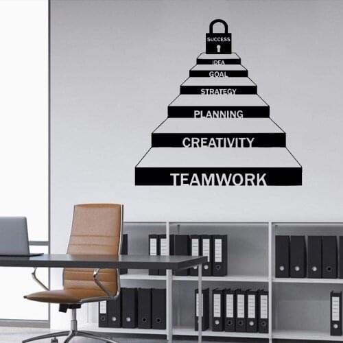 Motivation Quotes Work Hard Sentences Mural Bedroom Decor wallpaper Office Classroom Decoration Vinyl Wall sticker ov192