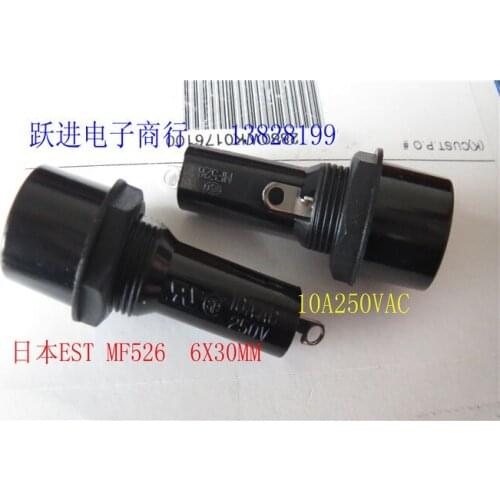 Original New 100% MF526 fuse holder 10A250VAC 6X30mm