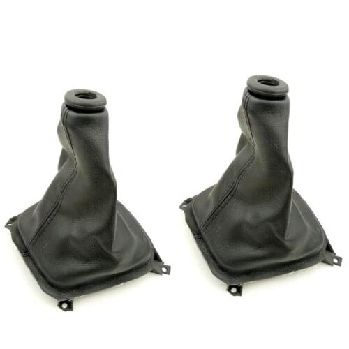 2PCS/A PAck Gear Dustproof cover for Hyundai Tucson Shift Lever dust cover Black leather
