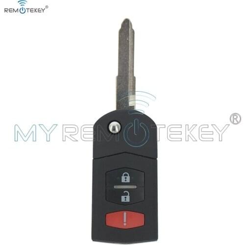 Remtekey Flip key 2 button with panic 315Mhz for Mazda 3 5 6 car smart key BGBX1T478SKE12501