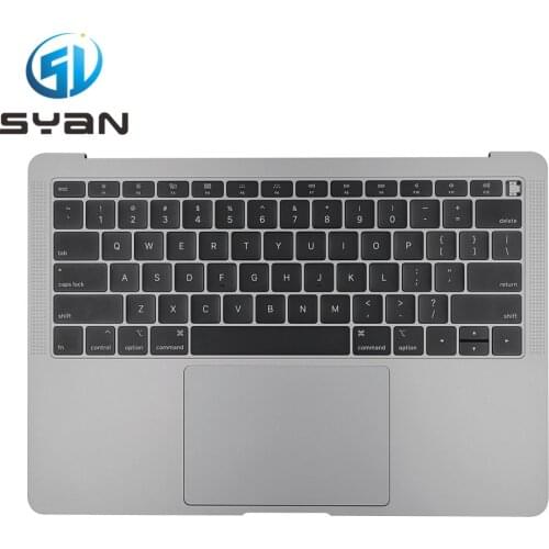 SYan Space Grey Original For Macbook Air Retina 13" 13.3" A1932 Top Case With US Keyboard French Layout MRE82 EMC 3184 2018