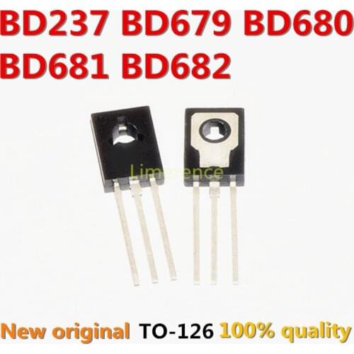 10pcs BD237 BD679 BD680 BD681 BD682 TO-126 Transistor