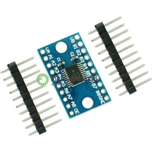 TXS0108E Logic Level converter 8 Channel Duel Hole bi-directional level converter Module For Arduino With Pins