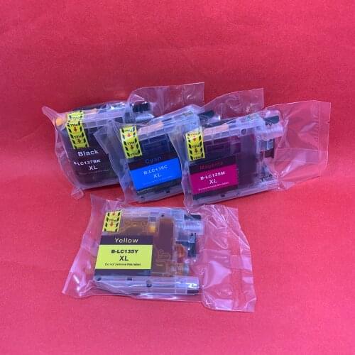 YOTAT 1set Compatible ink cartridge LC137 LC135 for Brother MFC-J4410DW J4510DW J4710DW J6920DW J6520DW J6720DW DCP-J4110DW