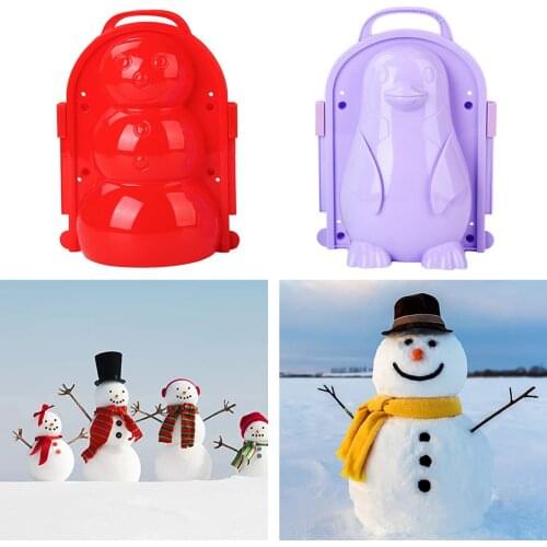 Snowball Maker Clip Lovely Star Heart Shape Snow Sand Mold Tool for Kids Boys Girls Winter Snowball Fight Game Outdoor Sports