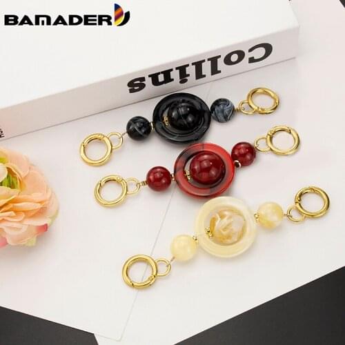 BAMADER Chain Strap Extension Pearl Chain Apply Extension Bag Shoulder Strap Female Bag Decoration Pendant Fashion Accessories