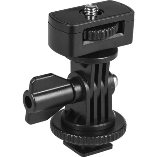 Andoer Universal Hot Shoe Adjustable Mount Monitor Flash Adapter with 1/4" Screw Camera Photo Acceseries