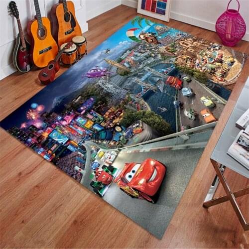 Cars Mat Bathroom Child boy girl Carpet Hallway Doormat Anti - Slip Bathroom Carpet Absorb Water Kitchen Mat/Rug