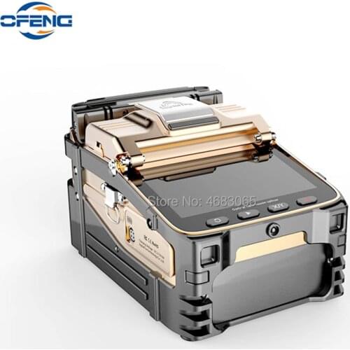 Free Shipping AI-8C SM&MM Automatic FTTH Fiber Optic Splicing Machine Optical Fiber Fusion Splicer