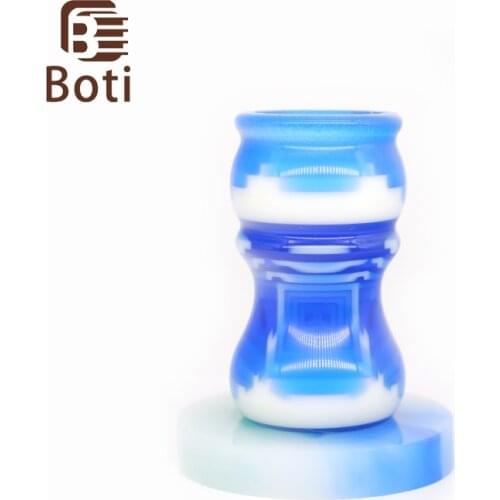 Boti Brush-Sky City Shaving Brush Handle Bule and White Color Handle Handmade Beard Brush Handle Daily Cleaning Tool Handle