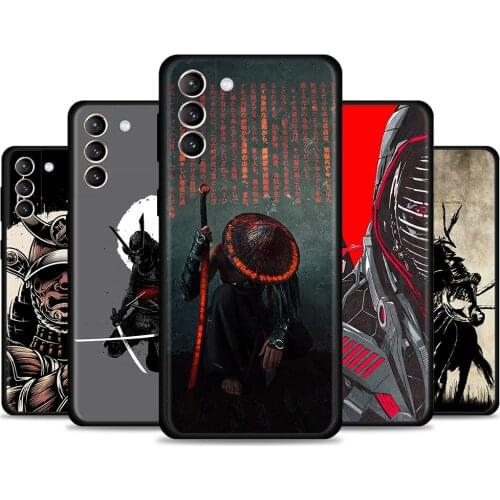 Japanese Samurai Art Smartphone Cover For Samsung Galaxy S21 ultra S20 FE S10 Plus S9 S10e S10lite Shell Soft Fundas