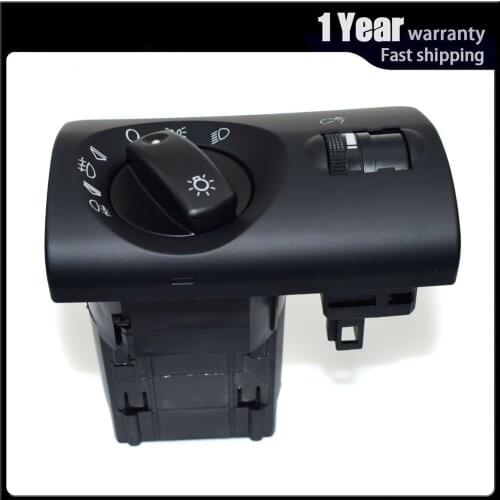 For Audi A6 Allroad RS6 S6 2002-2005 Master Headlight Fog Lamp Control light Knob Switch Console with Panel 4B1941531E