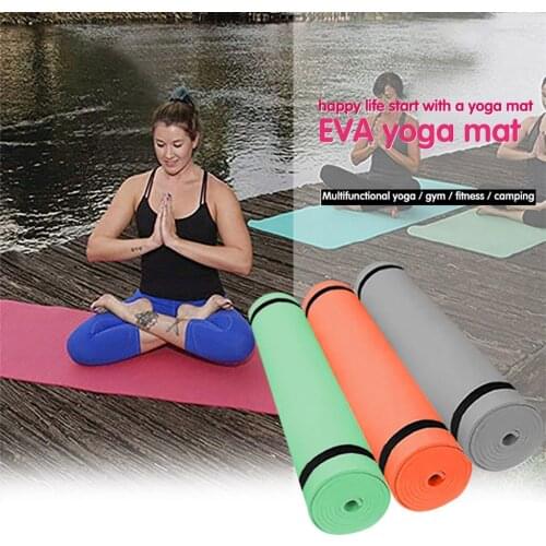 Yoga Mat 4mm Pvc Yoga Mats Anti-slip Blanket Pvc Gymnastic Sport Health Lose Weight Fitness Exercise Pad Women Gymnastics Mat
