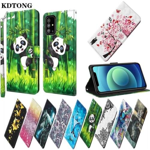Flip Leather Case for Samsung Galaxy A70 A50 A40 A20S A20 A10S A10E A10 Note 10 Plus Funda 3D Painted Wallet Pocket Full Cover