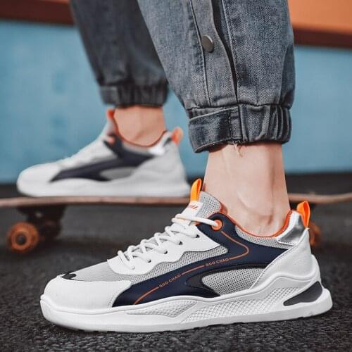 New Men Vulcanize shoes Men Sneakers youth Flat Casual Men Shoes Fashion lightweight mens Breathable trainers male rubber shoes