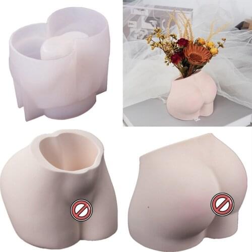 2021 New Diy Resin Crystal Epoxy Vase Silicone Mold Hand Storage Pen Holder Making Accessories Home Decorations