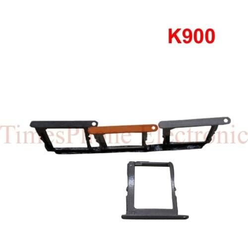 Original New Repair Parts Micro SIM Card Tray Holder For Lenovo K900 Black / Sliver / Orange Color