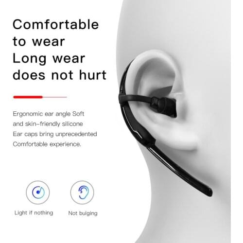 HG-1 Hanging Ear Business Bluetooth 5.0 Headset Wireless Hands Free Sports Headphones For IOS Android Auriculares Bluetooth
