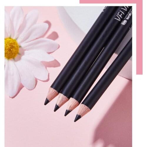 Novice Black Waterproof Wooden Eyeliner Long-lasting Eye Liner Pencil Pen Sweatproof Eyeliner Women Makeup Beauty Tools