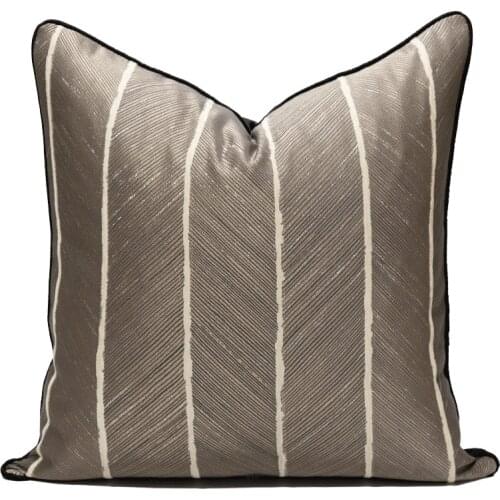 Luxury High Dense Fabric Jarquard Cushion Cover 50x50cm 45x45cm Decorative Pillow Cover for Sofa Home Decor Pillowcase