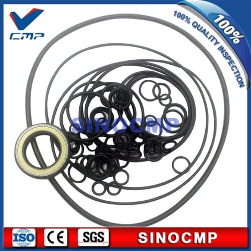 SK120-6 hydraulic pump service seal kit, repair seals for Kobelco excavator rubber oil seal , 3 month warranty