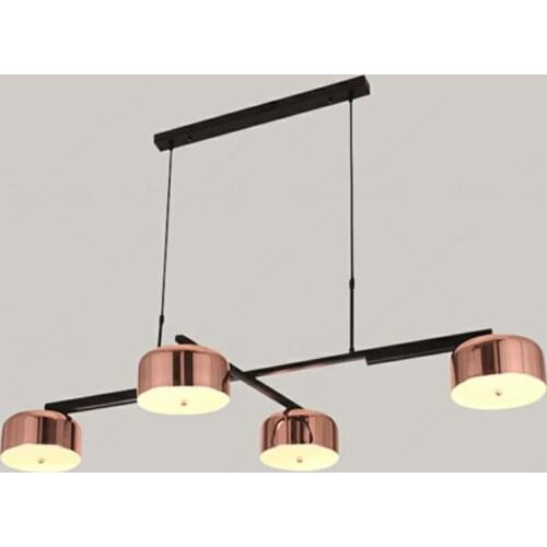 Nordic pendant lights post-modern iron tree branch gold lighting creative dining room living room adjustable hanging lamp