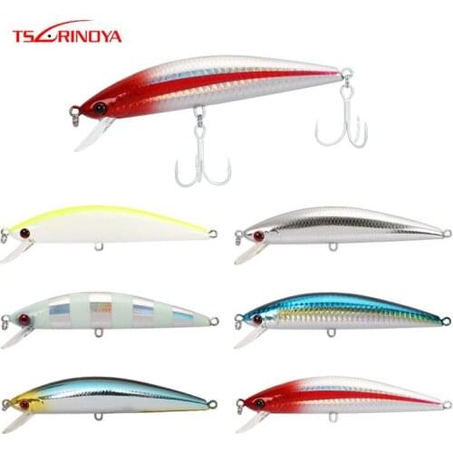 1Pcs Trulinoya Super Heavy Minnow Sinking Fish Bait 12cm 40g Hard Lure Crankbait Swimbait Pesca Wobbler Sea Fishing Tackle