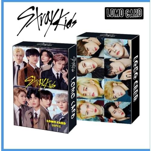 30pcs/set Kpop stray kids Lomo card HD photo print straykids album photocard for fans gifts New arrivals