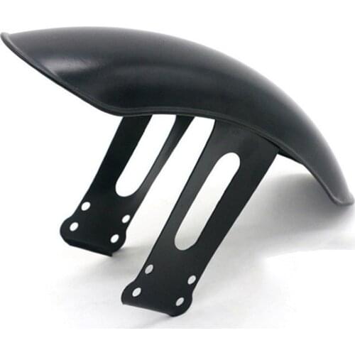 1Pc Black Retro Motorcycle Front Fender Mud Flap Guard Metal Feet Before Mud Fenders Motorcycle Mudguards Dropshipping
