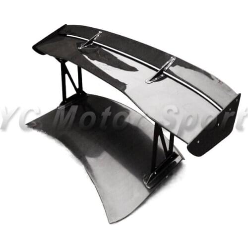Car Accessories Carbon Fiber 1700mm Rear Spoiler Blade with FRP Base Fit For 2008-2014 R35 GTR VTX Type-5 Style Trunk GT Wing