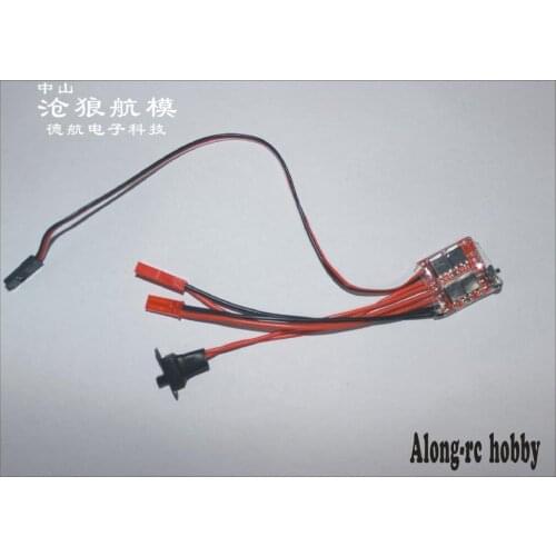 Free shipping 2PCS RC BRUSHED ESC 20A Brush Motor Speed Controller w/ Brake for RC Car Boat Tank SPARE PART