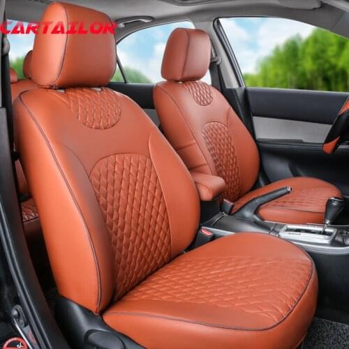 CARTAILOR covers car seats for lexus es300 es350 es250 es330 series car seat covers accessories black PU leather seat supports