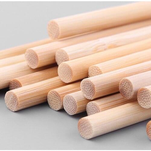 50 Wooden Plant Grow Support Bamboo Plant Sticks Garden Canes Plants Flower Support Stick Cane Dropship