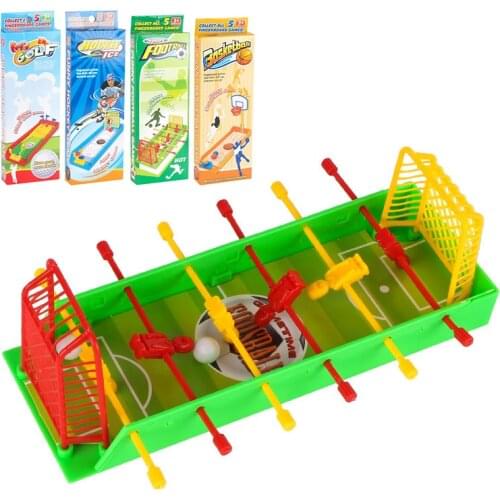 Children Desktop Table Basketball Football Board Game Portable Fingerboard Games Hockey Golf Party Family Toys Gifts for Kids