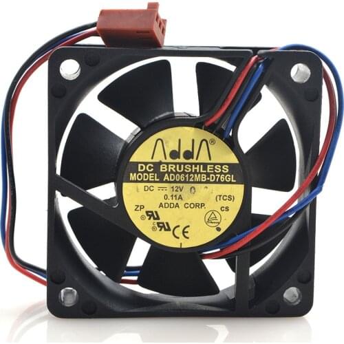 FOR ADDA 6015 6CM 12V 0.11A 6cm AD0612MB-D76GL CPU Power supply Heat dissipation Fan