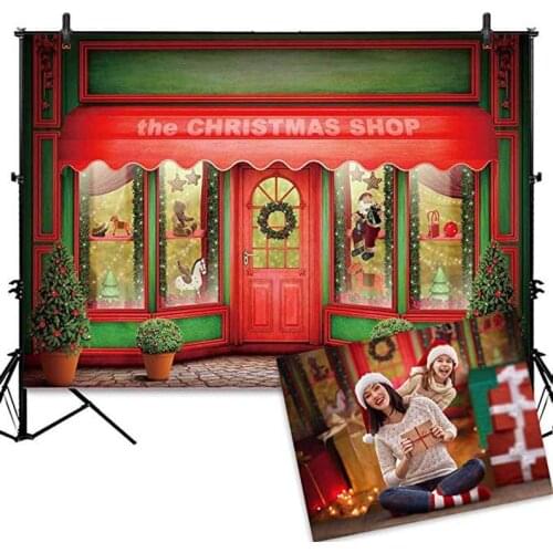HUAYI Photography Backdrops Christmas Photo Background Christmas Xmas Family Party Decor Banner Studio Photobooth BackdropXT6142