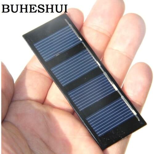 BUHESHUI 0.2W 2V Mini Solar Cell Polycrystalline DIY Solar Panel Charger For LED Light 78.8*28.3MM Education 20pcsFree Shipping