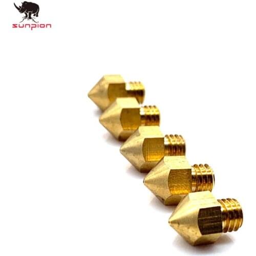 MK7 MK8 Nozzle 0.4mm Copper 3D Printers Parts Extruder Threaded 1.75mm Filament Head Brass Nozzles 3d printer Part