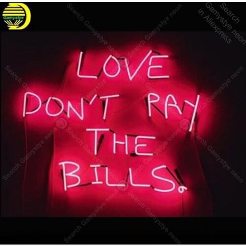 NEON SIGN For Love Donot play bills luces neon light lampara neon signs sale vintage neon light for Windower wall custom made