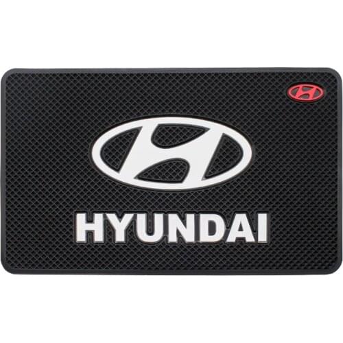 Car Dashboard Non Slip Sticky Pad Phone Holder Mat Anti-skid Silicone Mat For Hyundai Creta Accent Tucson Interior Accessories