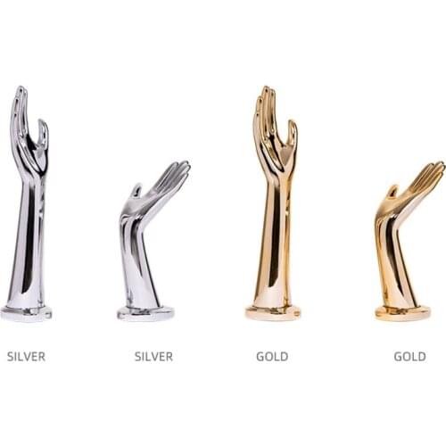 New Arrival Hand Mannequin Electroplating Mannequin Hand Customized By Factory