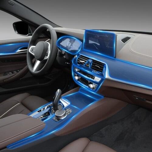 For BMW G32 Sreies 6GT 2017-2021 Car Interior Center console Transparent TPU Protective film Anti-scratch Repair film Accessorie