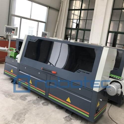 Through feed plywood mdf pvc woodworking back glue full automatic edge banding machine