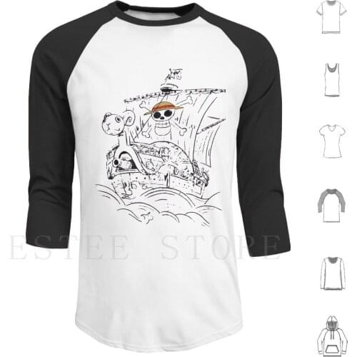 Going Merry Go Hoodies Long Sleeve Going Merry Go Kaido Luffy Manga Monkey D Luffy Mugiwara Nami Nico Robin Anime