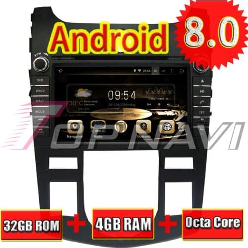 Topnavi 8'' Octa Core Android 8.0 Car DVD Player for KIA CERATO Manual Air-Conditioner version/FORTE Manual Air-Conditioner GPS