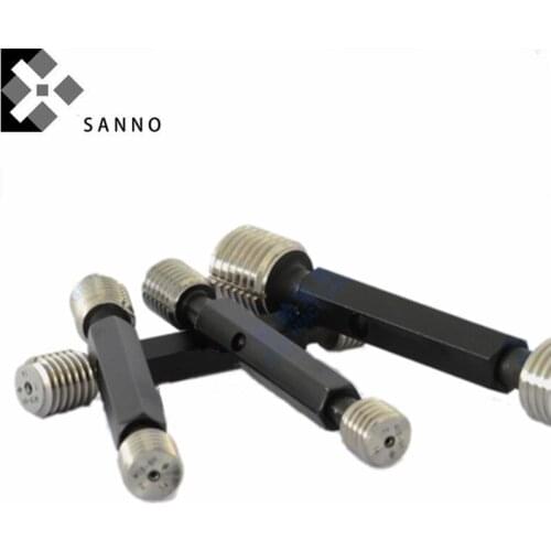 High precision metric thread plug gauge M25X1 screw thread plug ring gages go & no go gauges