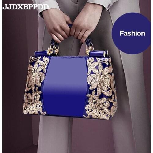 Women Bags Shoulder Handbags Large Capacity Womens Handbags Shoulder Messenger bags Floral Luxury Genuine Leather Bag