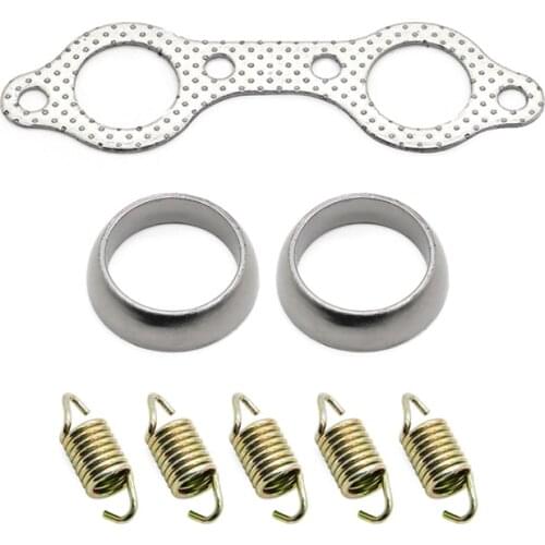 1SET Exhaust Manifold Gasket Spring Washer Inlet Outlet Gaskets For Polaris Sportsman 800 EFI 2007 - 2014 RZR 800 S 800 RZR800