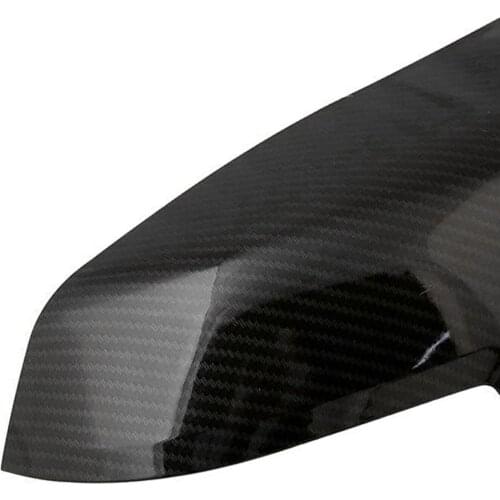 1 Pair Carbon Fiber Style Rear Mirror Cover Caps for BMW F20 F22 F30 F36 M3