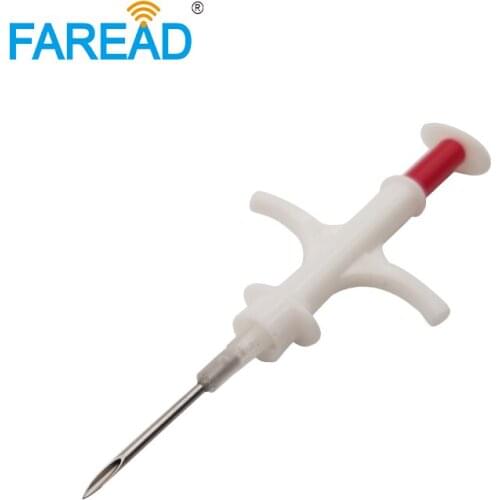 X40pcs RFID 2.12*12mm ISO11784/785 FDX-B implant RFID microchip for Pet,horse,cattle,chicken,camel identification